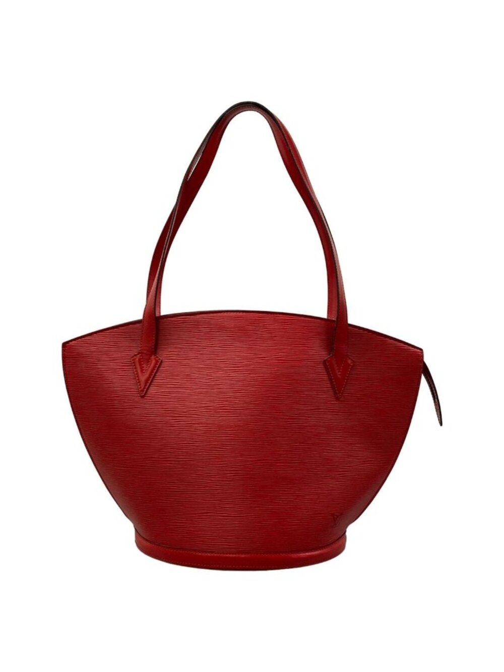 Louis Vuitton Shoulder Bag Epi Saint Jacques Shopping Castilian Red Leather